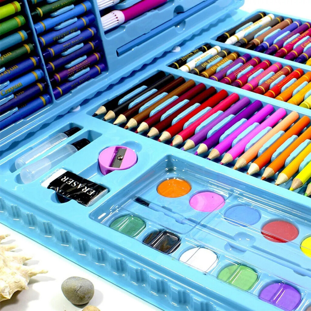 Set De Mega Arte Maleta De 168 Piezas