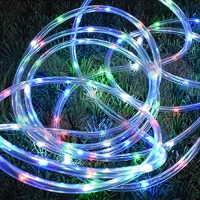 Reno navideño con luces LED