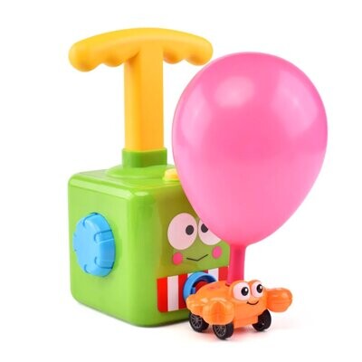 Carritos impulsados por globos