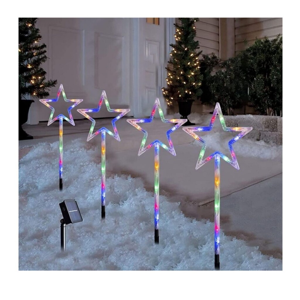 Luces Verticales en forma de estrella