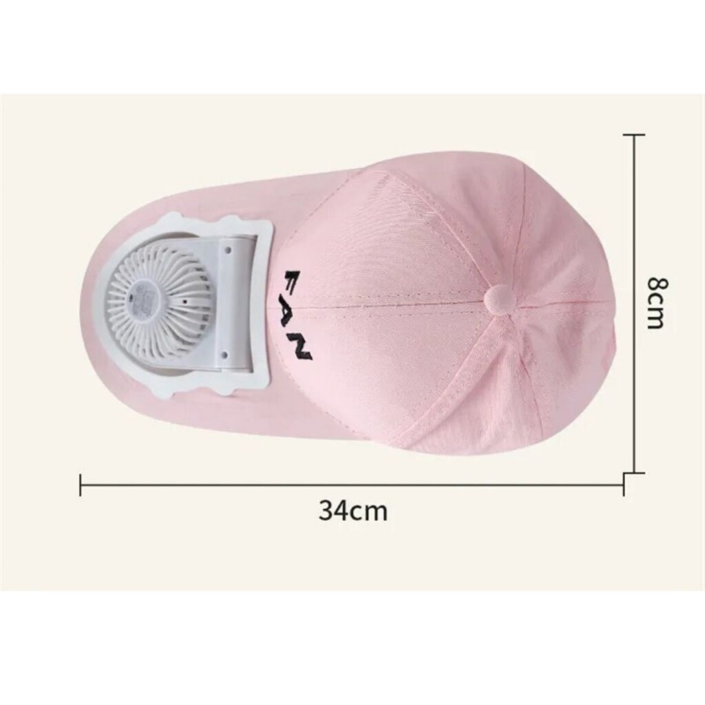 Gorra deportiva con Ventilador