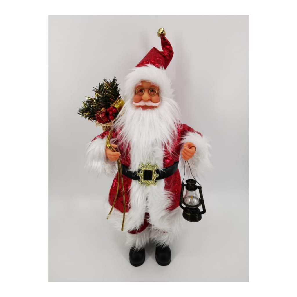 Santa Claus navideño a escala de 82 cm