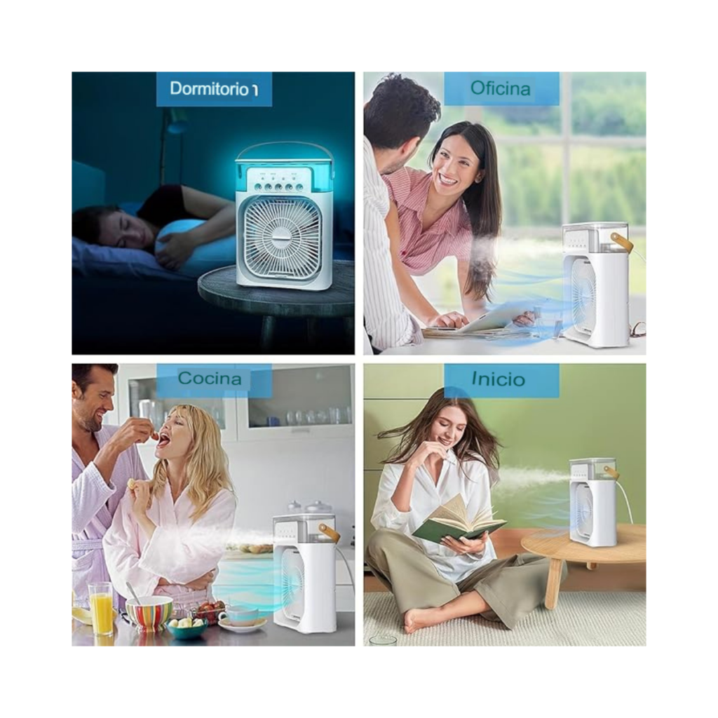 Ventilador Humidificador Aire 2 en 1