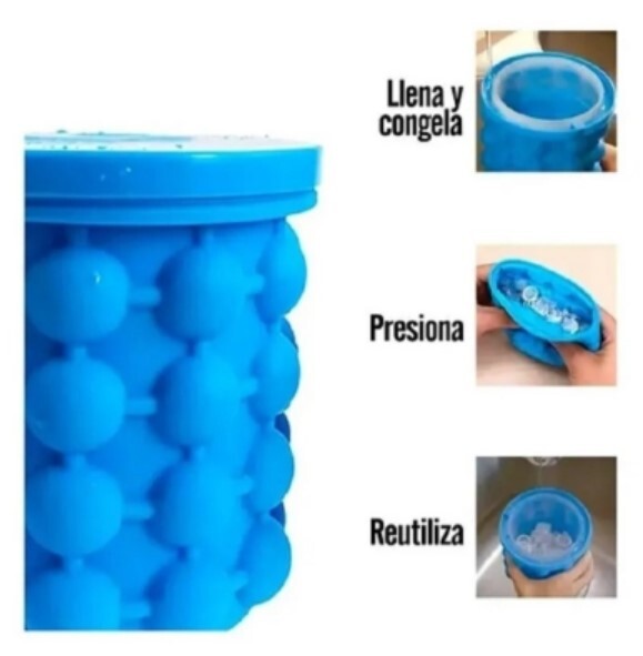 HIELERA CUBETA DE SILICONA PARA HIELO