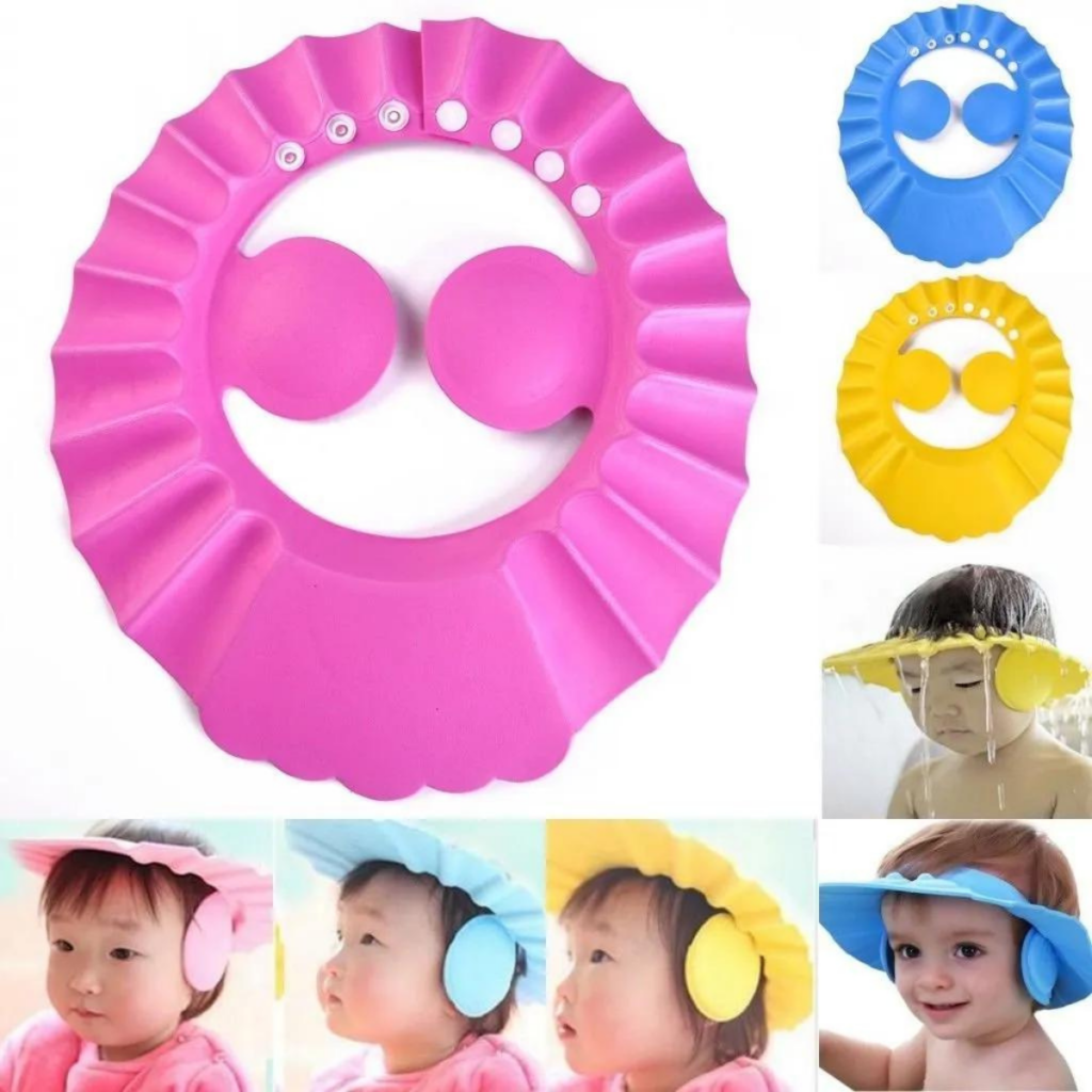 Gorro Ajustable para Ducha de Bebé