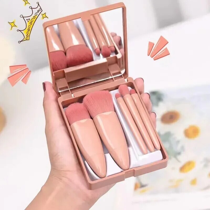 ⭐ Juego De 5 Brochas De Maquillaje