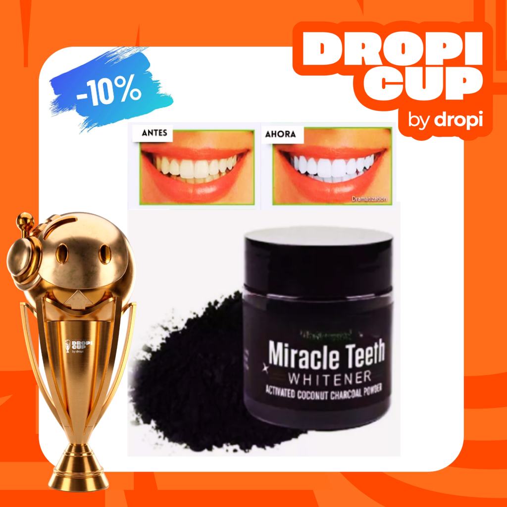 BLANQUEADOR DE DIENTES DE COCO 20G