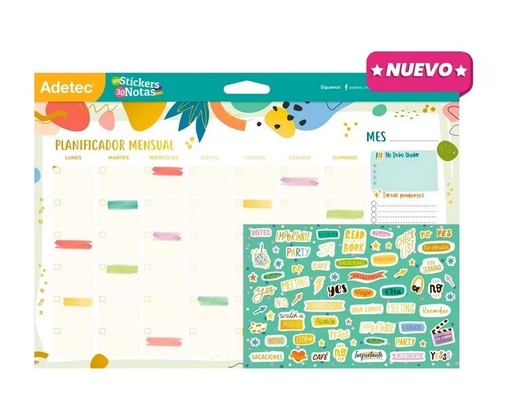 Planificador Planner Calendario De Escri