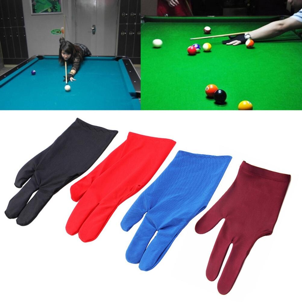 Guantes De 3 Dedos Para Jugar Pool - Ne