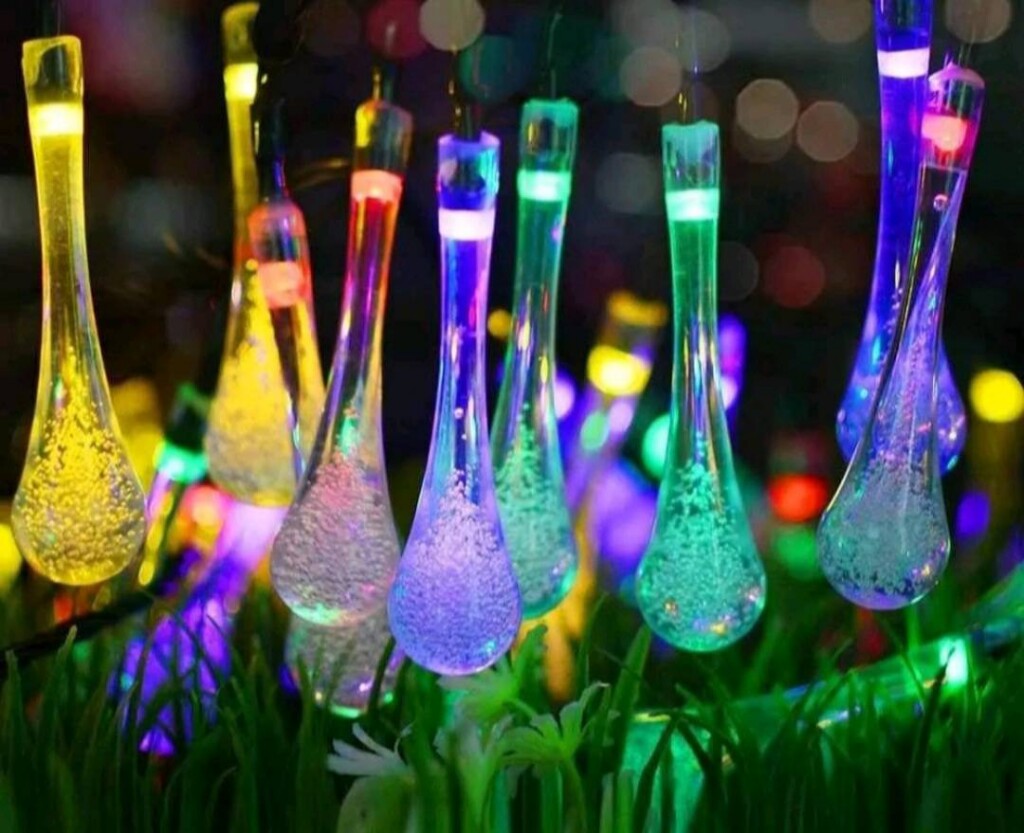 GOTAS SOLAR LED MULTICOLOR