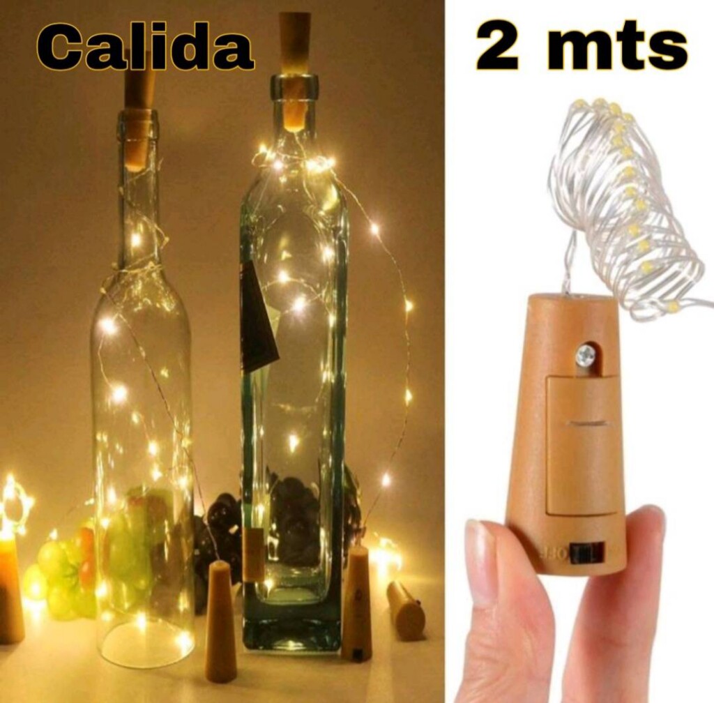 LED HADA CORCHO BOTELLA CALIDA
