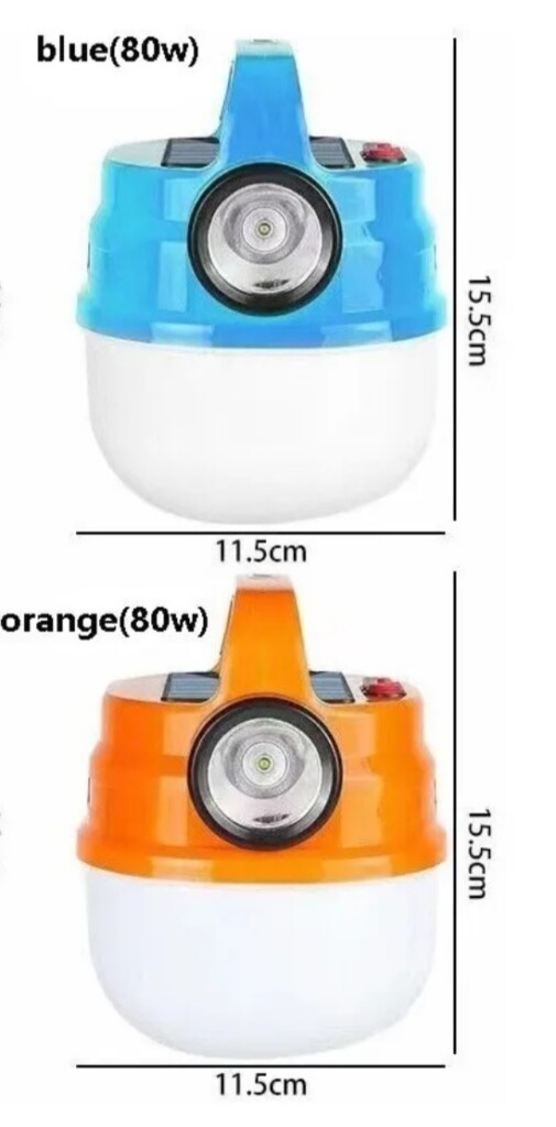 LINTERNA LAMPARA SOLAR RECARGABLE HB-V8