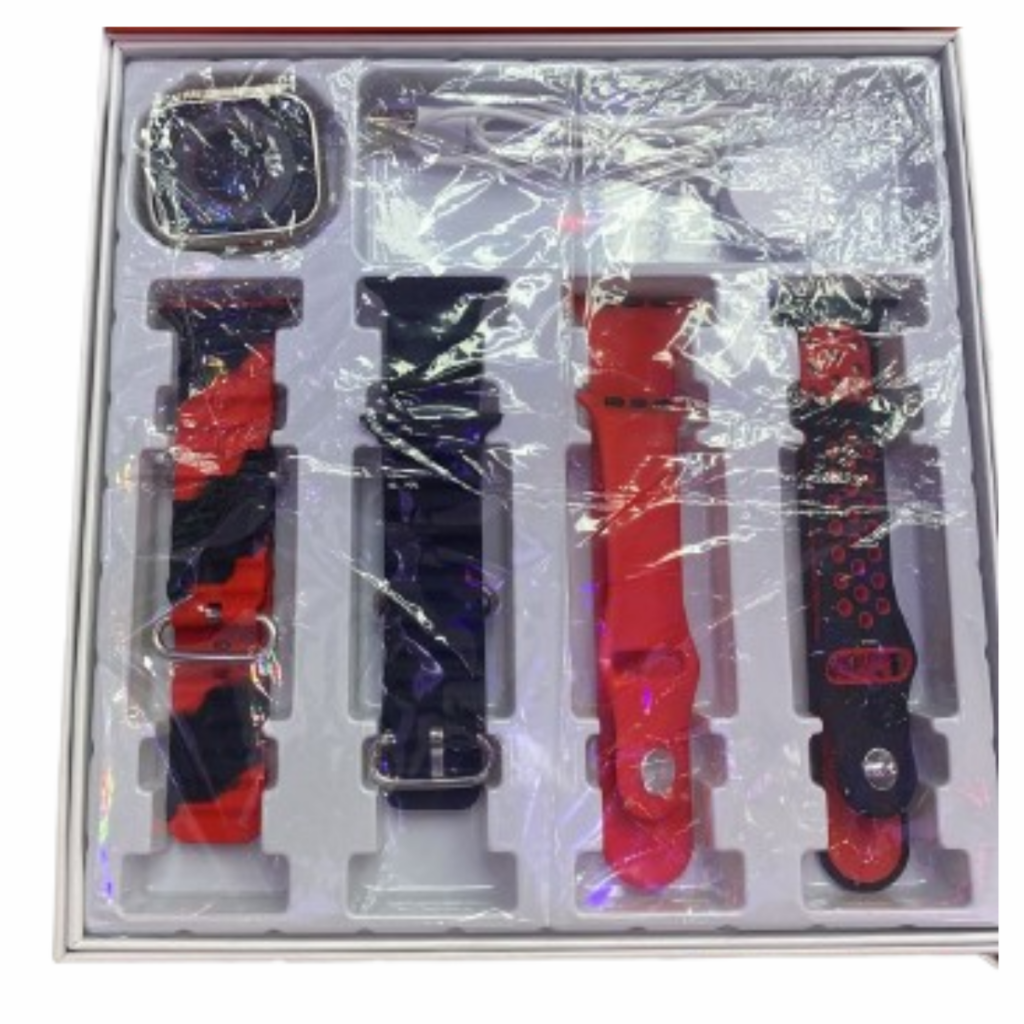 Reloj Smartwatch + 4 Correas Navideño