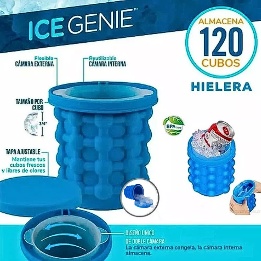 Cubeta Hielera Portátil De Silicona